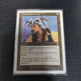 魔法風雲會【MTG】7E 第七版 Grafted Skullcap 移花帽 英文/中文
