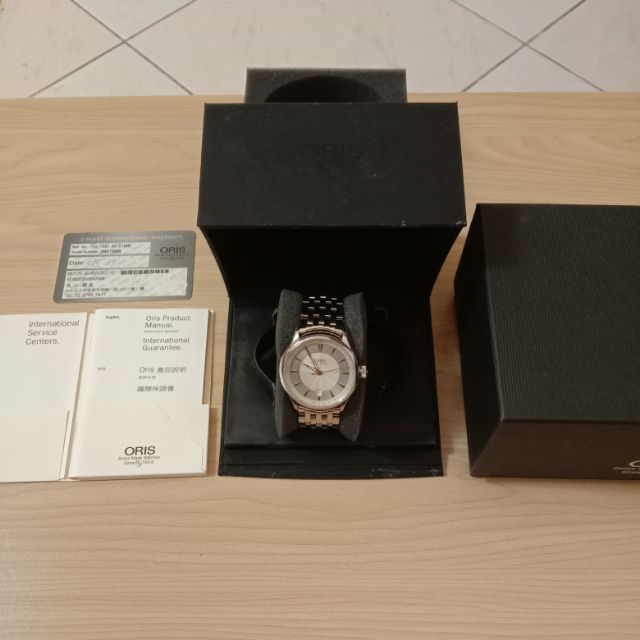 拍賣 ORIS Artelier Date 藝術家系列 機械錶 極新少戴 行走正常 盒單齊全 台北可面交！