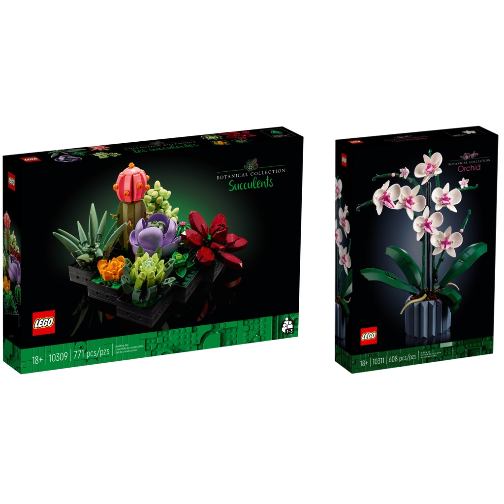 💐現貨樂高💐 10309 多肉植物/10311 蘭花 LEGO Creator Succulents &amp; Orchid
