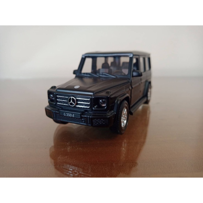 1:42~全新盒裝 賓士 G350d 合金模型玩具車 消光黑色