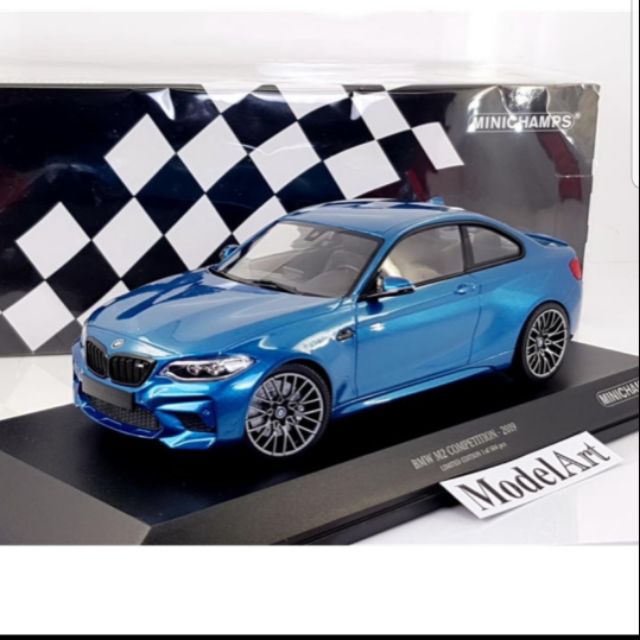 1/18 minichamps bmw m2 competition blue