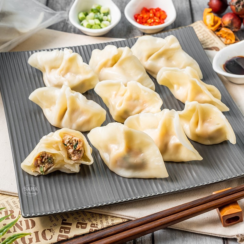 SAHA雞肉水餃 Chicken Dumplings《Halal清真認證》冷凍清真食品/冷凍加熱即食調理包/無添加