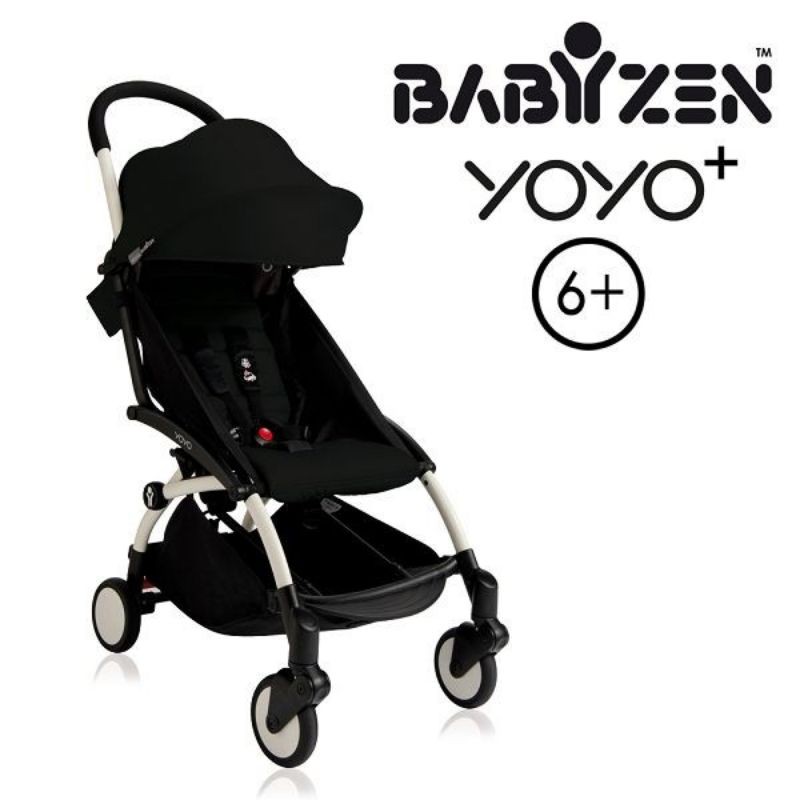 法國 BABYZEN YOYO plus/YOYO+ 6m+嬰兒手推車(黑骨架) 黑色【第3代】