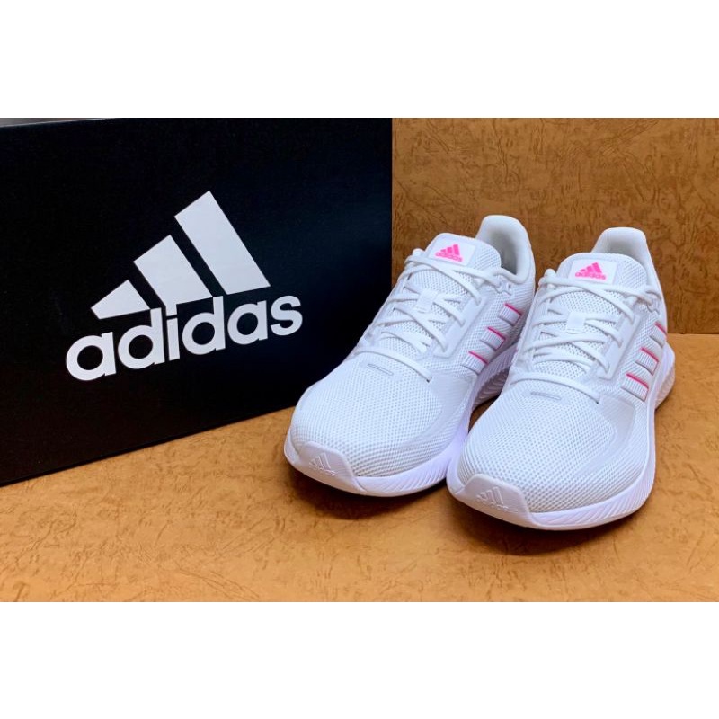 ✩Pair✩ 愛迪達 ADIDAS RUNFALCON 2.0 女鞋 慢跑鞋 FY9623 基本 輕量 舒適好穿 白粉