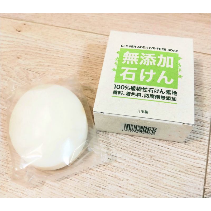 日本 Clover 無添加植物性香皂 W Mutenka Soap 100g