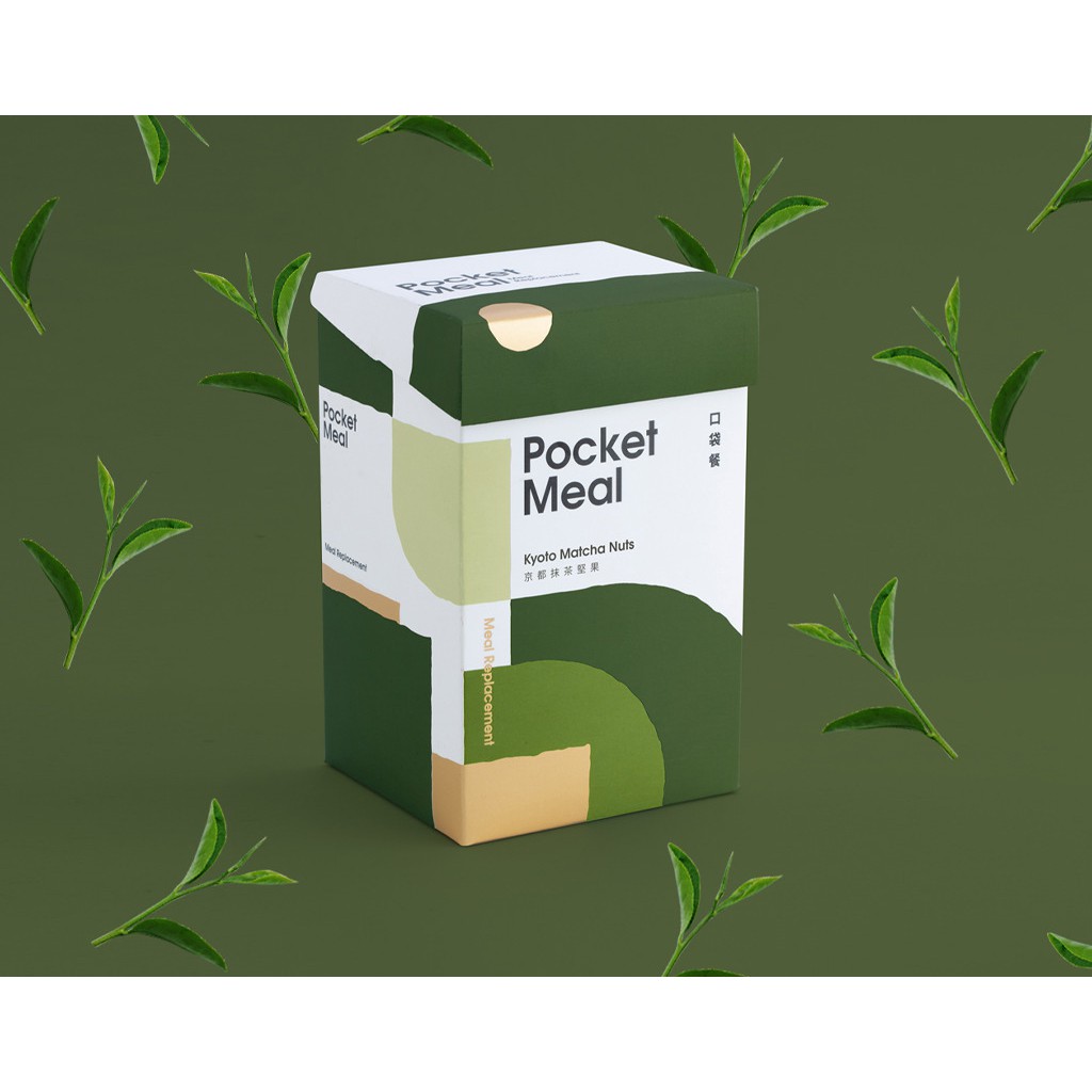 Pocket Meal口袋餐-京都抹茶堅果(一盒10包入) *效期：2021/10/10