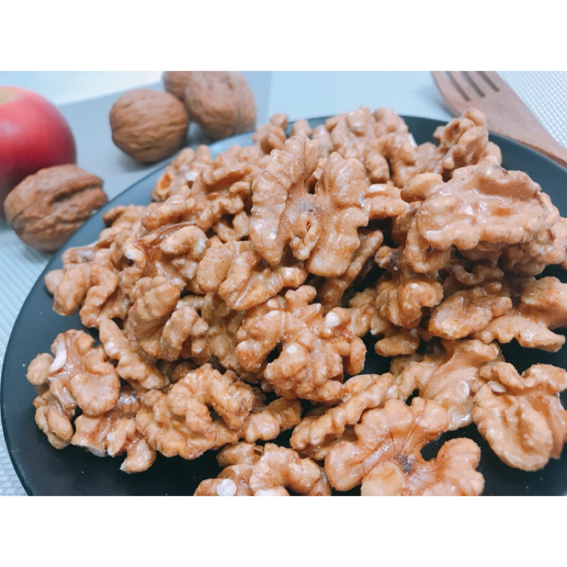 迪化街老店五色本物 低溫烘焙蜜汁熟核桃 採用90%完整度核桃 麥芽核桃 烘焙核桃 另有 原味核桃 帶殼核桃