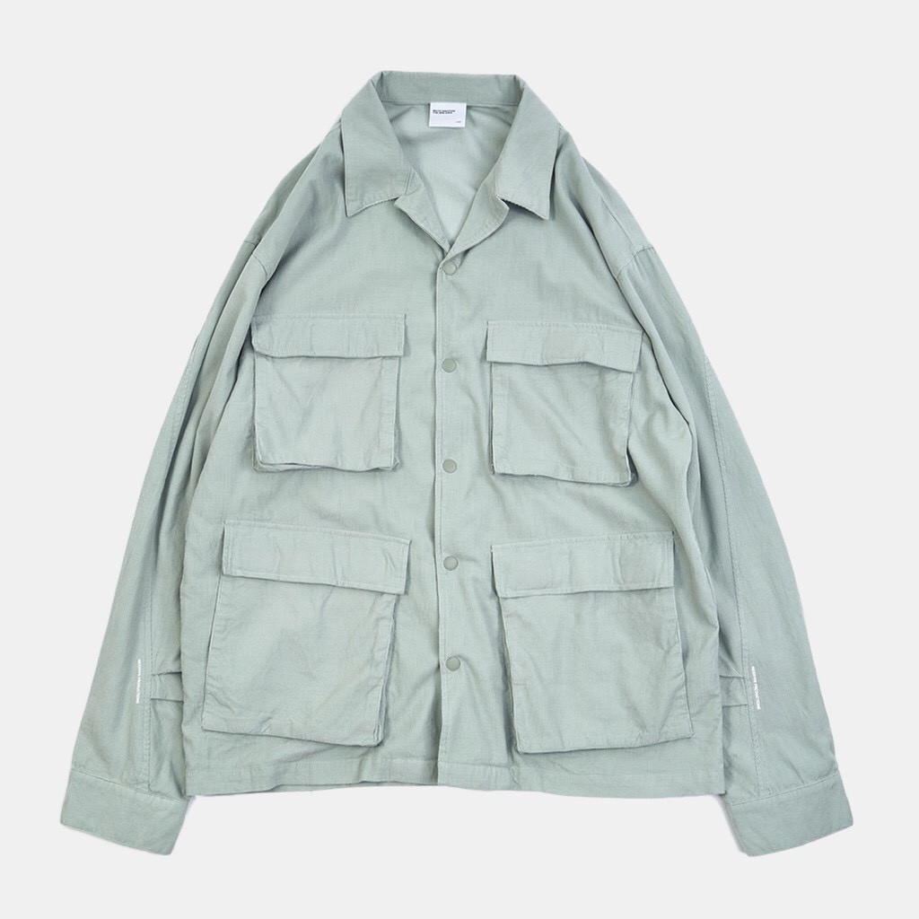 【P.COAST LAB】NEXHYPE Green Corduroy L/S Shirt