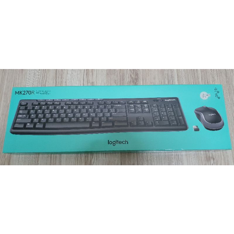 公司貨 羅技 MK270R 無線鍵盤滑鼠組 Logitech 灰黑色 MK270 鍵盤 無線滑鼠 電腦鍵盤 羅技鍵盤