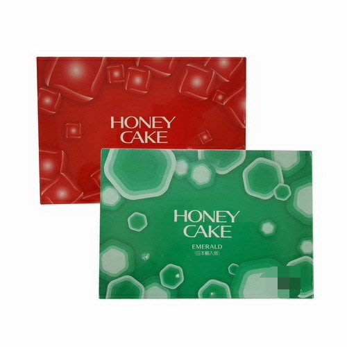 日本製 SHISEIDO 資生堂 HONEY CAKE 潤紅蜂蜜香皂 翠綠蜂蜜香皂 6入 禮盒 訂婚禮盒 喝茶禮盒 綠皂