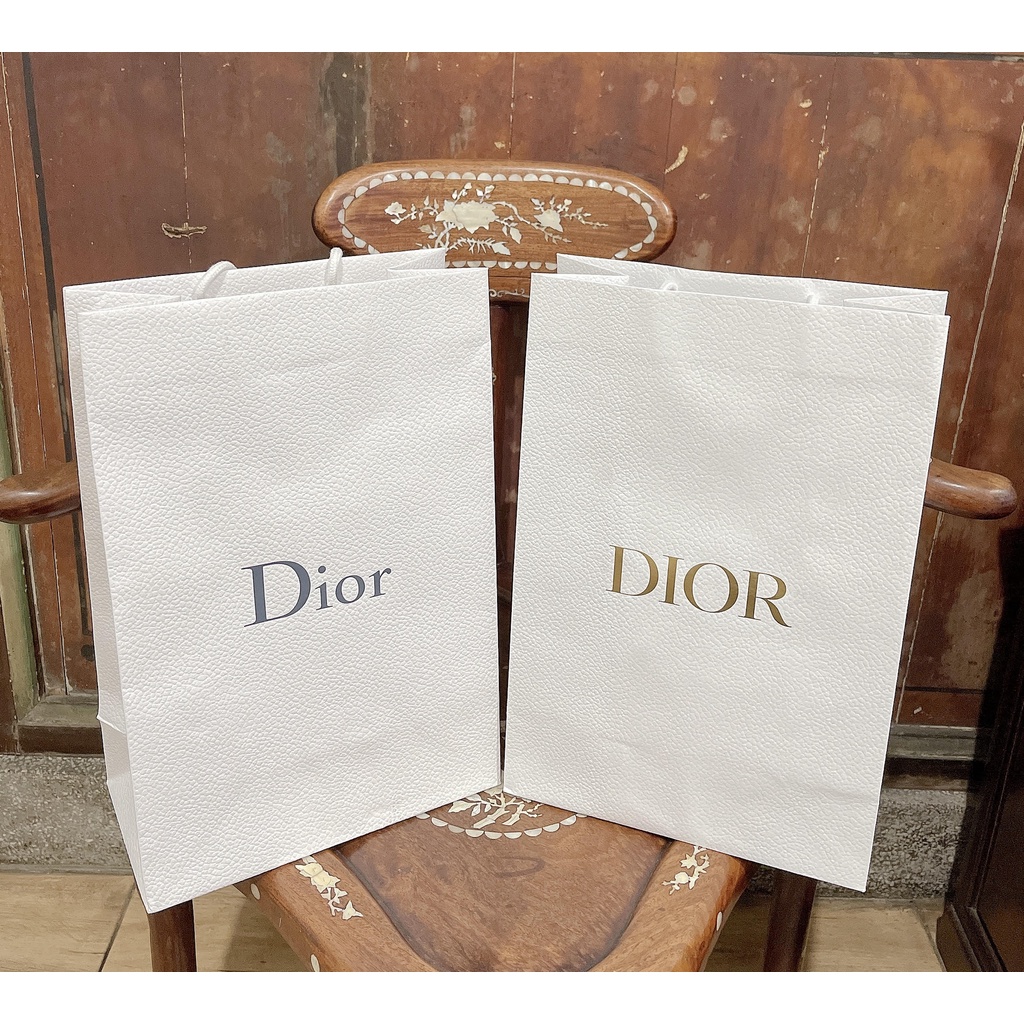 【二手名牌專櫃紙袋】迪奧 Dior 精品專櫃提袋 名牌紙袋 正品 飾品紙袋 禮物袋