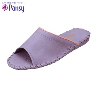 【PANSY】日本 經典款 女室內拖鞋 紫色 9505