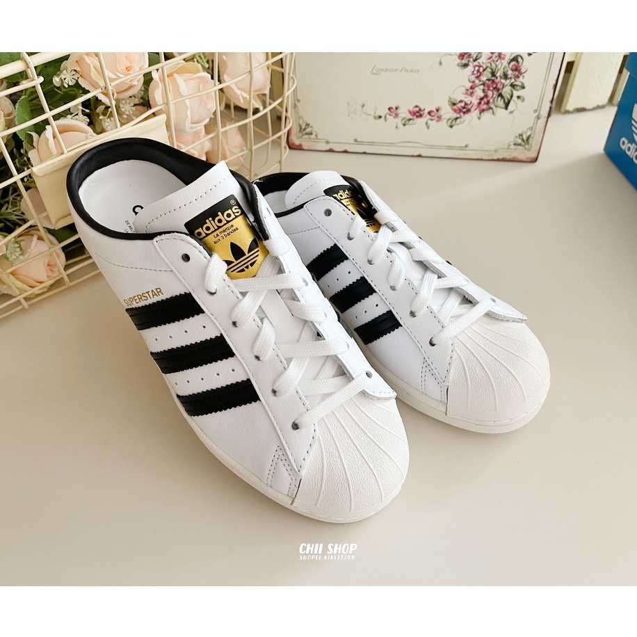 【CHII】特賣［24.5cm］adidas Superstar MULE 穆勒鞋 FX5851