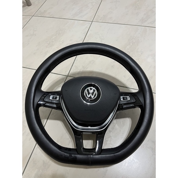 福斯 volkswagen 2020 touran 方向盤 有acc鍵 無換擋片九成新