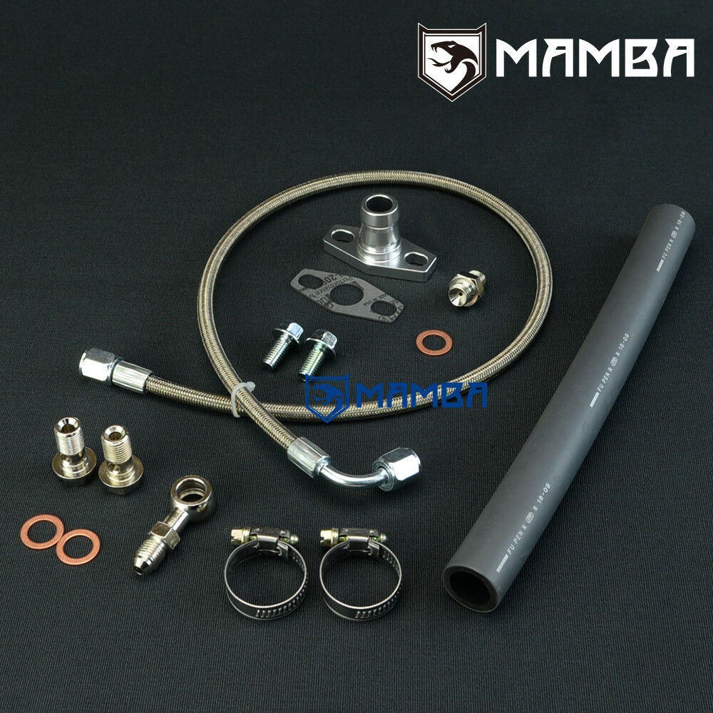 Turbo Oil &amp; Return Drain Kit For NISSAN CA18DET S13 w/