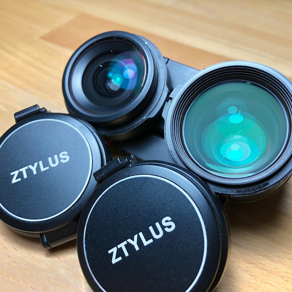 ZTYLUS Z-Prime Lens 超廣角鏡頭 18mm 望遠鏡頭 60mm 附全新iPhone6s Plus專用殼