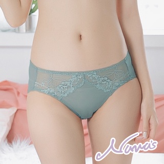 【露娜斯Nunas】蜜春溺愛。吸濕排汗涼感貼身舒適 Free 三角內褲 P307 臺灣製 雪白綠