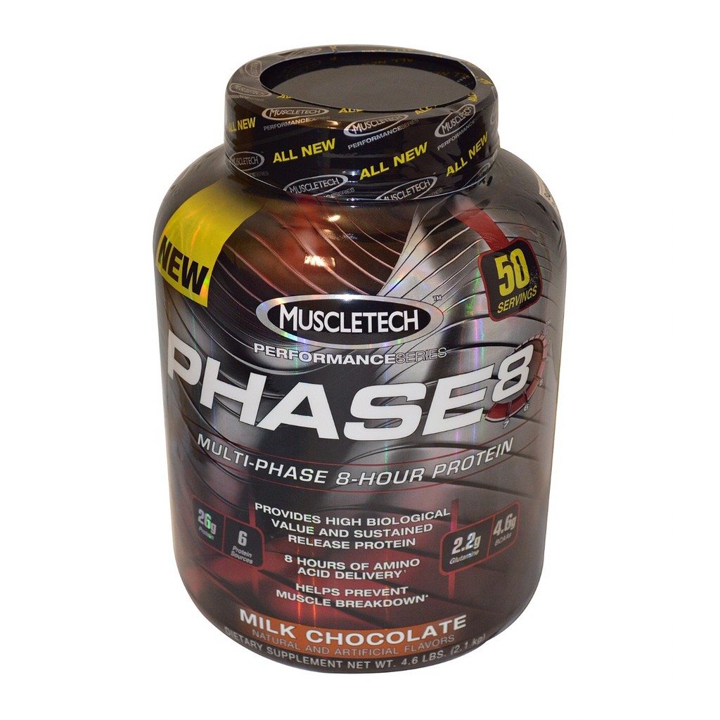 Muscletech,phase8牛奶巧克力草莓