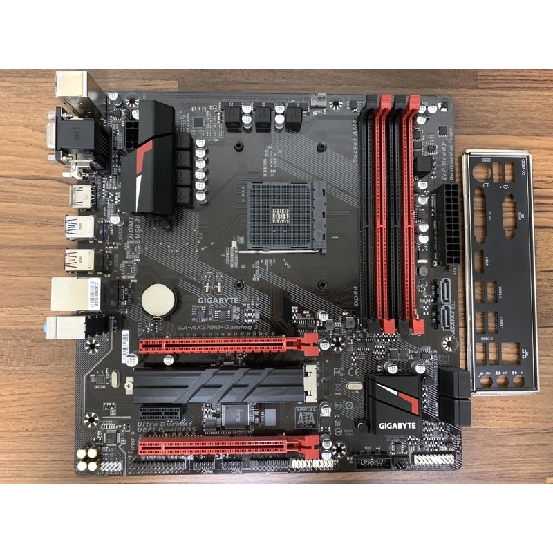 技嘉 Gigabyte GA-AX370M-Gaming 3 AM4 Ryzen主機板「保固中」