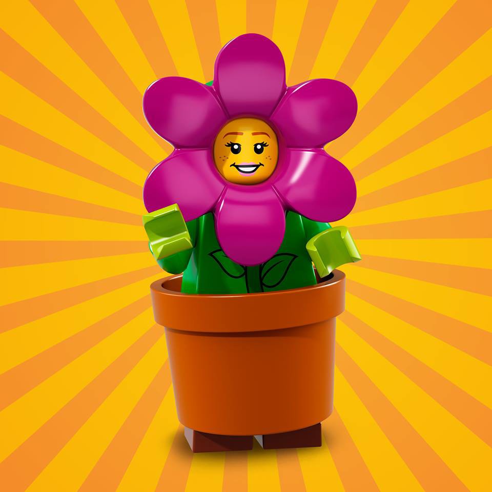 公主樂糕殿 LEGO 18代人偶包 六十周年 71021 人偶包 花盆女孩 花 Flower Pot Girl