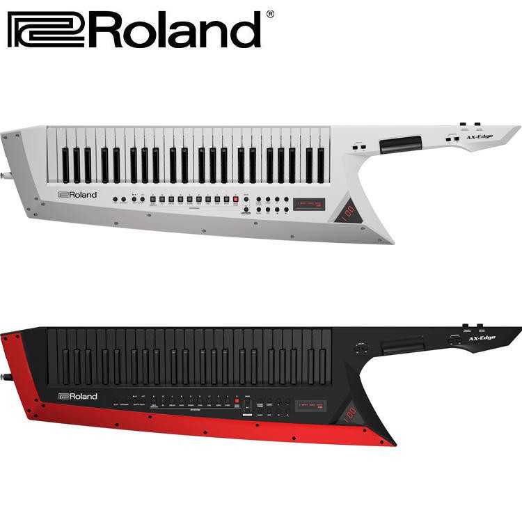 蒂兒音樂 Roland AX-Edge 49鍵 白色/黑色 肩背式合成鍵盤 Keytar 兩色可挑 合成器 電子琴