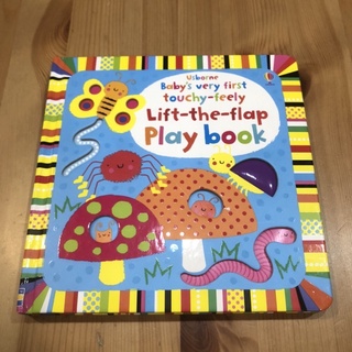 二手英文觸摸翻翻書 usborne baby’s very first lift-the-flap play book