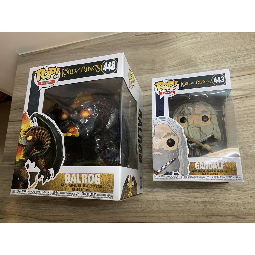 [begood]全新正品 絕版 FUNKO  POP 魔戒 6吋 炎魔 &amp; 甘道夫 2000含運