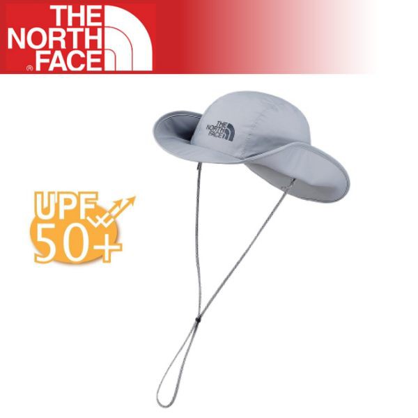 【The North Face DRYVENT 防水帽《 中灰》】CF7S/抗紫外線/防曬/遮陽/漁夫帽/牛仔/悠遊山水