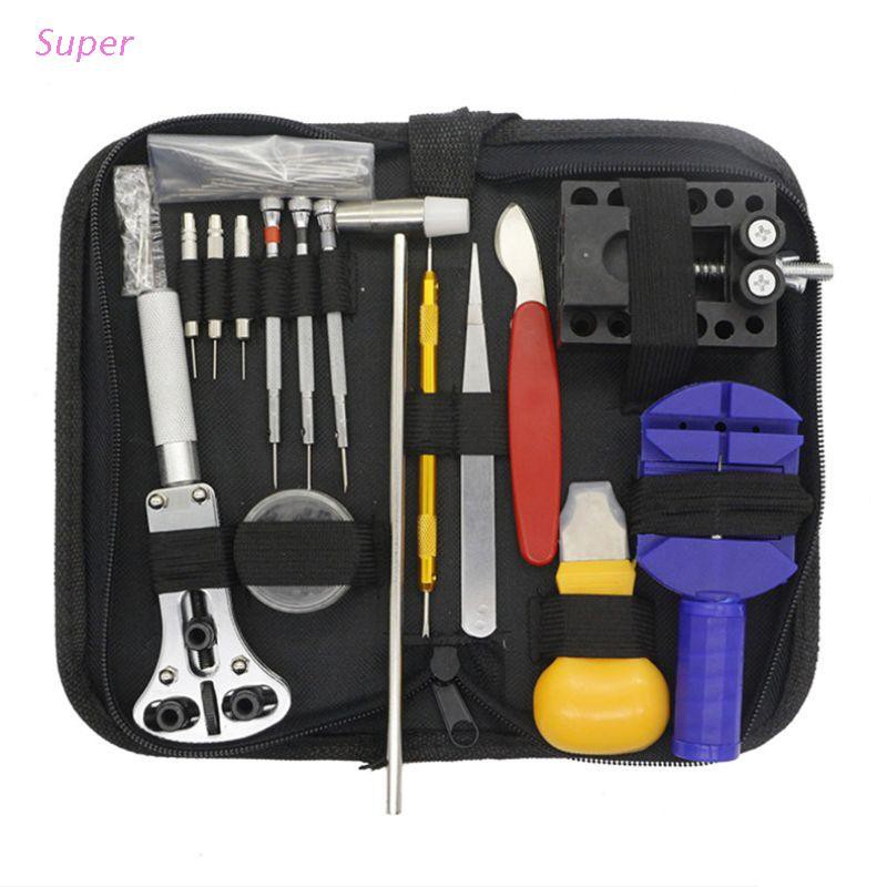 Super Qxx 手錶修理包147 Pcs觀看工具電池更換工具包錶帶連接卸妝工具包與便攜箱 蝦皮購物