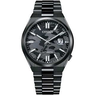 【聊聊甜甜價】CITIZEN星辰 Mechanical系列 黑迷彩面盤 40小時動力儲存 機械腕錶 NJ0155-87E