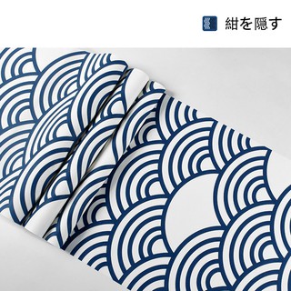 壁紙壁貼墻貼和風壁紙日系裝修日式風格個性日本料理拉面壽司店海浪浮世繪壁紙 蝦皮購物