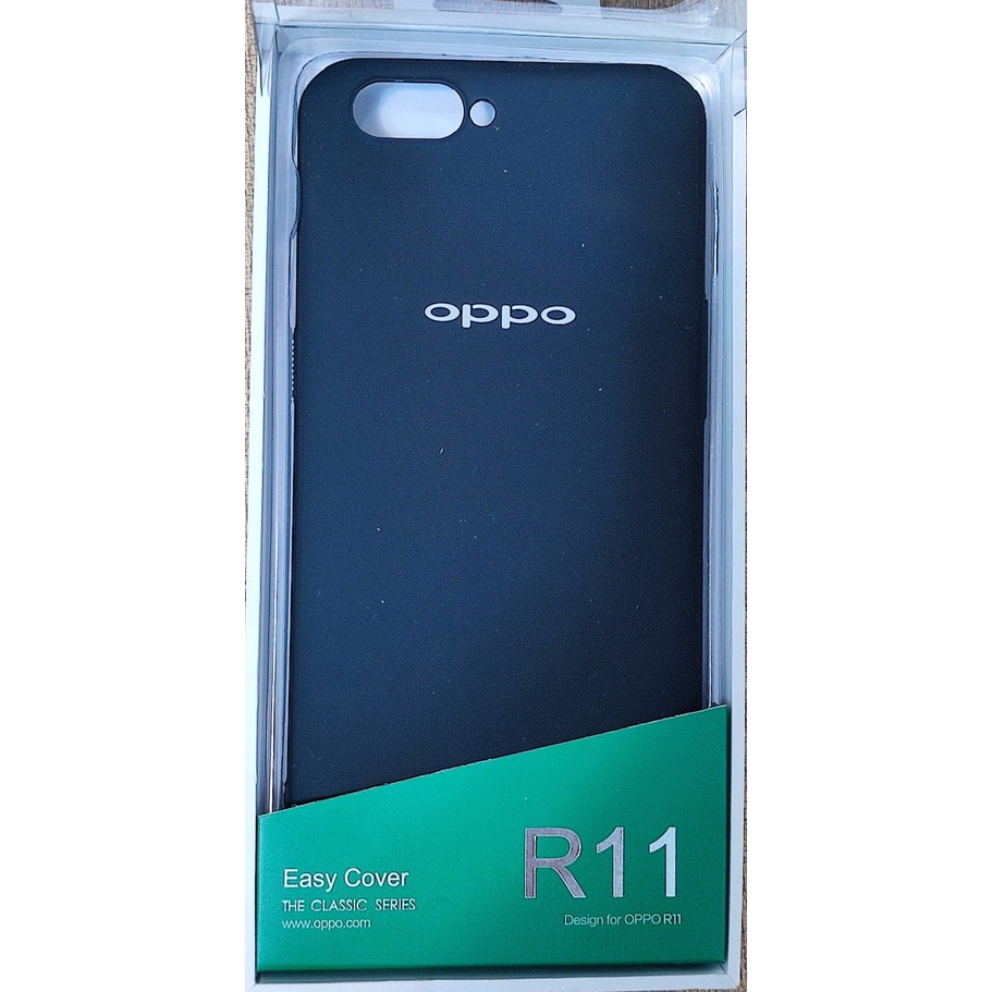 全新 OPPO R11 原廠黑色手機保護殼