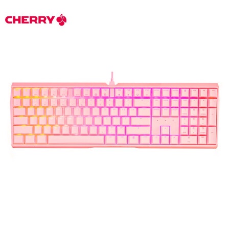 Cherry MX3.0S RGB 靜音紅軸/茶軸 粉色/白色 中文 機械鍵盤 德國工藝 正宗櫻桃 免運