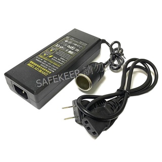 家用110v/220V轉12v 10A點煙孔變壓器 120W大功率 車用電子產品可用 車用轉家用