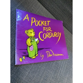 二手 英文繪本 a pocket for corduroy 小熊可可 可可的口袋 故事書