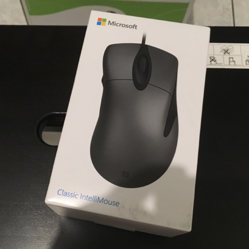 二手 極新 微軟 經典閃靈鯊 ie3.0 滑鼠 可巨集 USB mouse