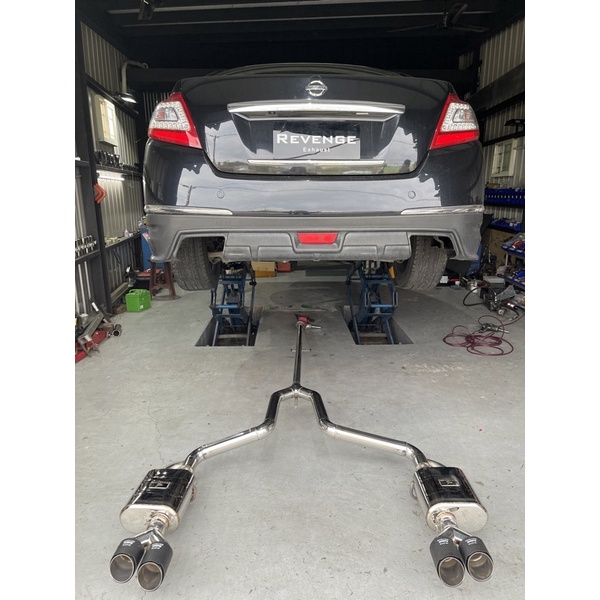 台灣開發製作 Nissan Teana Revenge Exhaust 電子OBD閥門中尾段