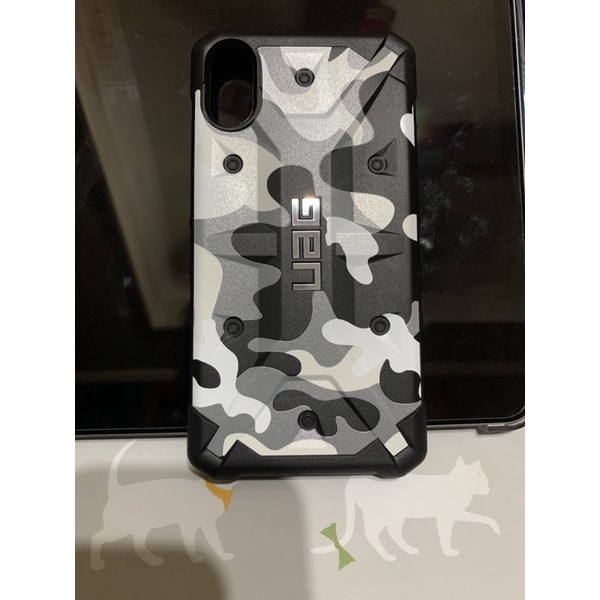 UAG iPhone XR 黑白迷彩軍規防摔殼 耐衝擊保護殼