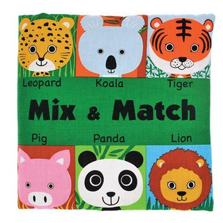 K''s Kids Mix & Match 動物變變變(布書)