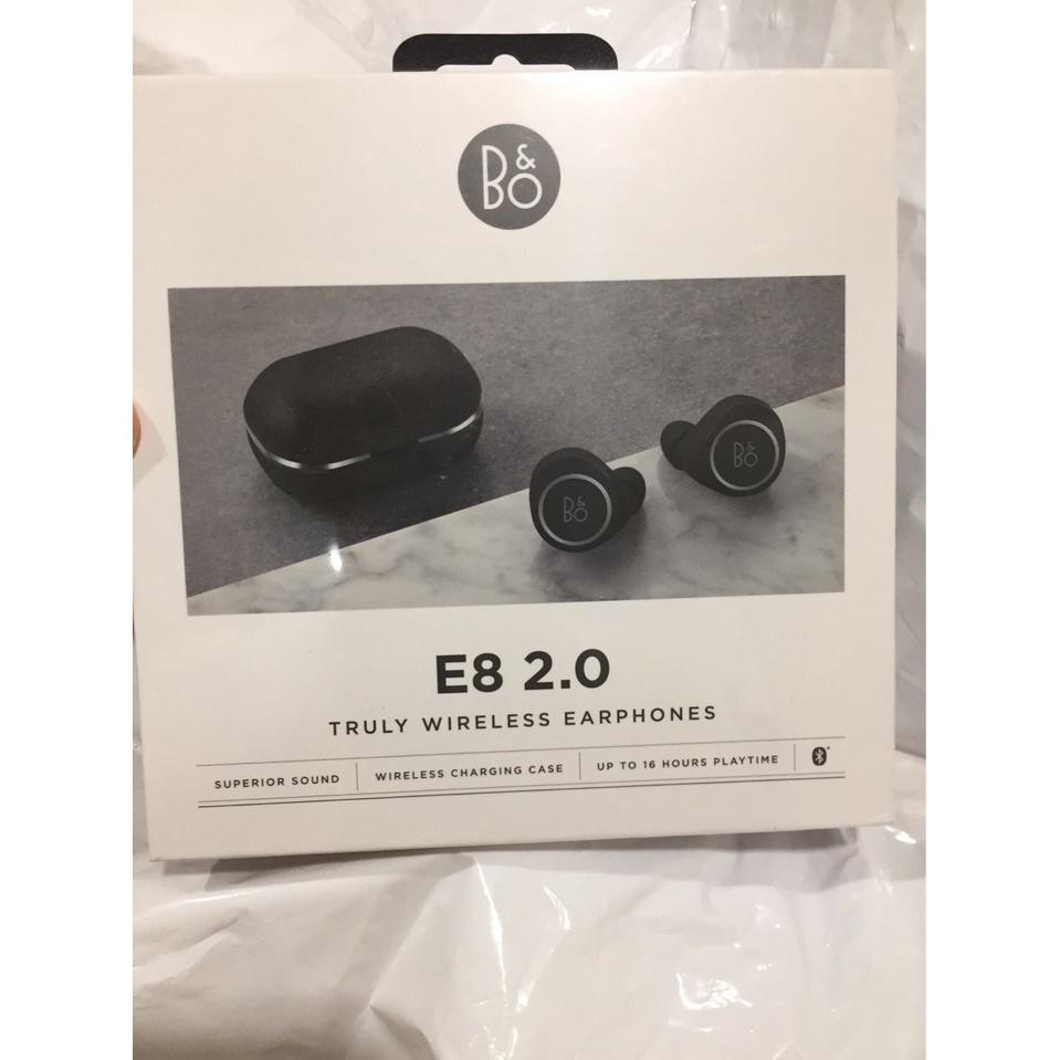 B&amp;O Beoplay E8 2.0真藍芽無線耳機（黑色）北歐精品 耳機推薦 文青必備優質首選