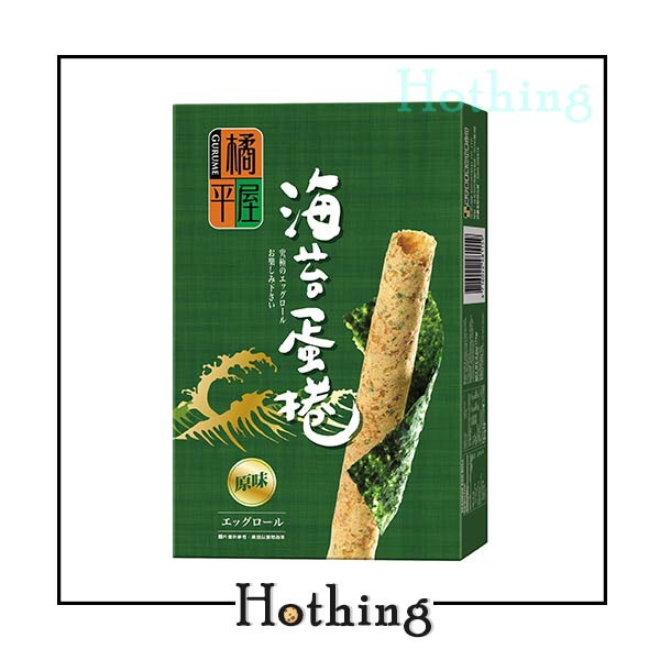 【Hothing】橘平屋 海苔蛋捲原味60g