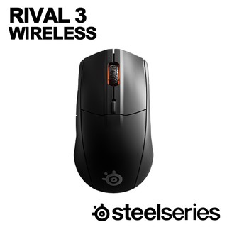 SteelSeries 賽睿 Rival 3 Wireless 無線 電競 光學滑鼠 黑色 官方旗艦店