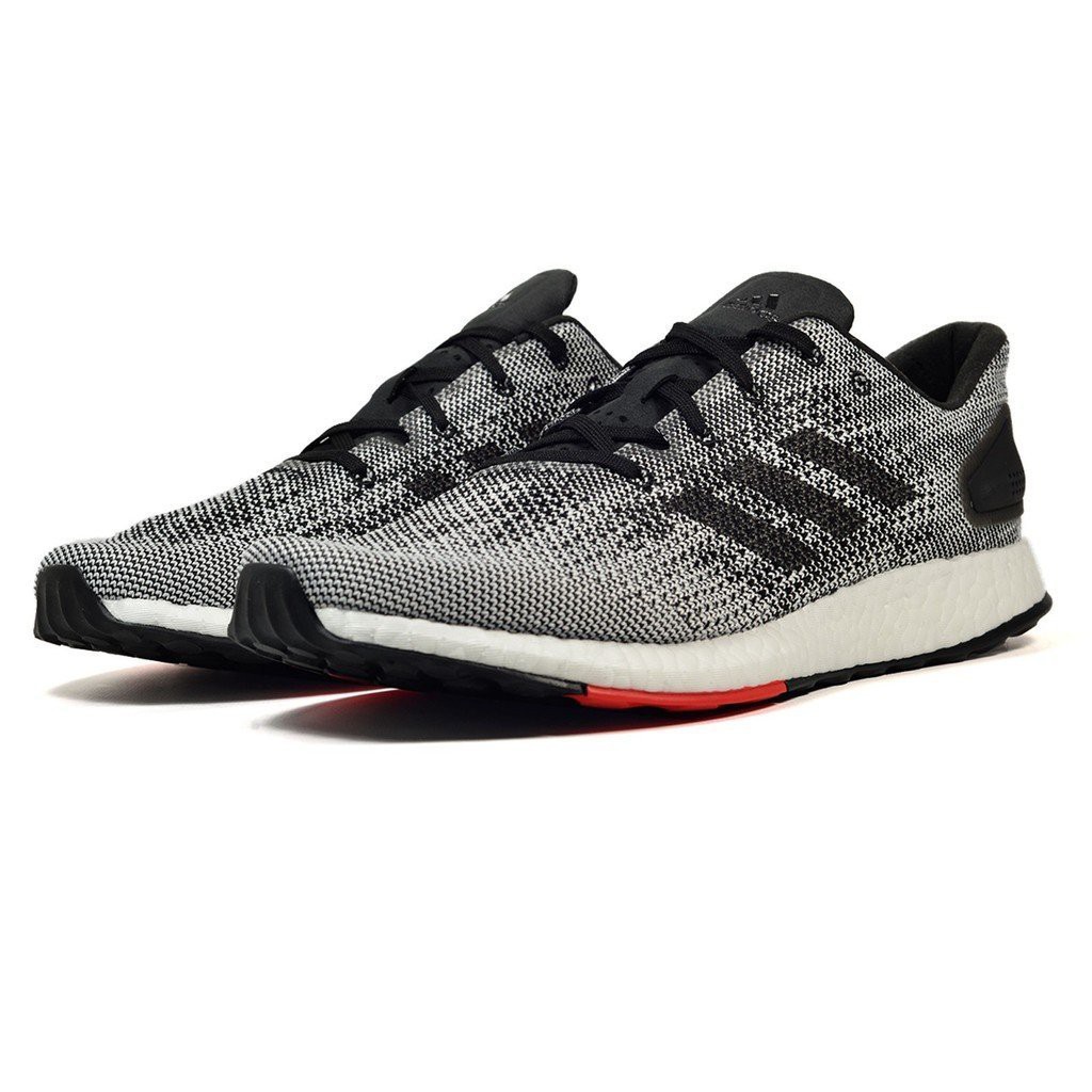 Adidas Pure Boost DPR 編織慢跑鞋S80993 男鞋雪花灰黑紅標| 蝦皮購物