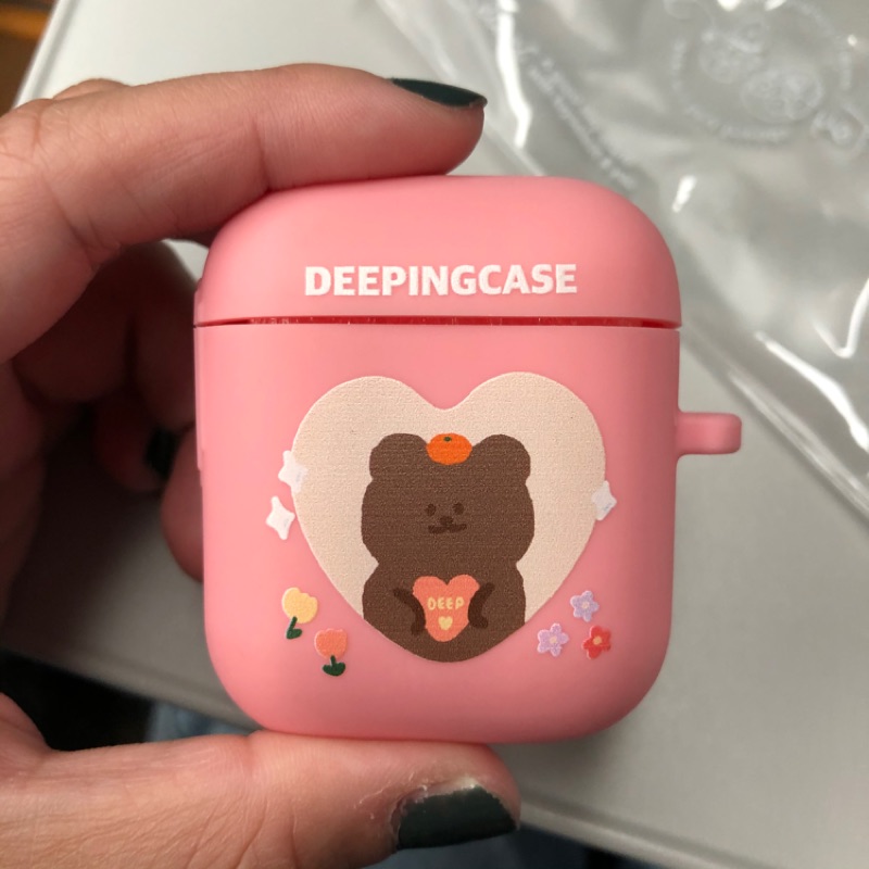 Deeping case AirPods 2可愛熊熊耳機殼