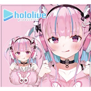 日版重制 Hololive 周邊 湊阿庫婭 阿夸 虛擬偶像 Vtuber 動漫 人體工學 3D硅膠 鼠標墊 滑鼠墊