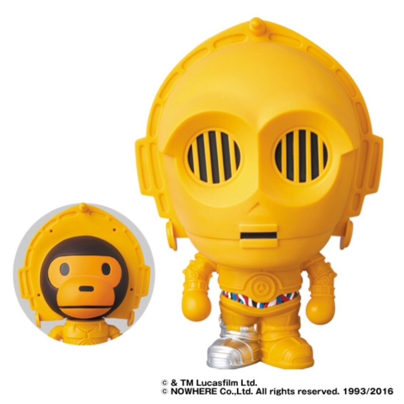 Bape Milo ape Star Wars 星際大戰 C-3PO