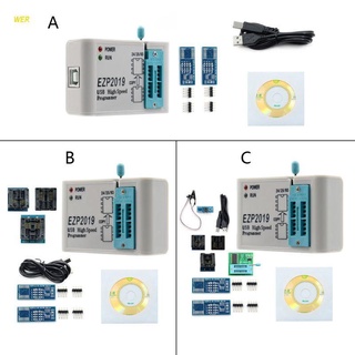 WER EZP2019高速USB SPI編程支持24 25 93 EEPROM閃存BIOS芯片