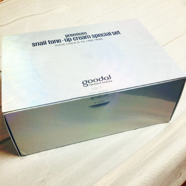 📢 goodal premium snail tone-up cream 素顏霜