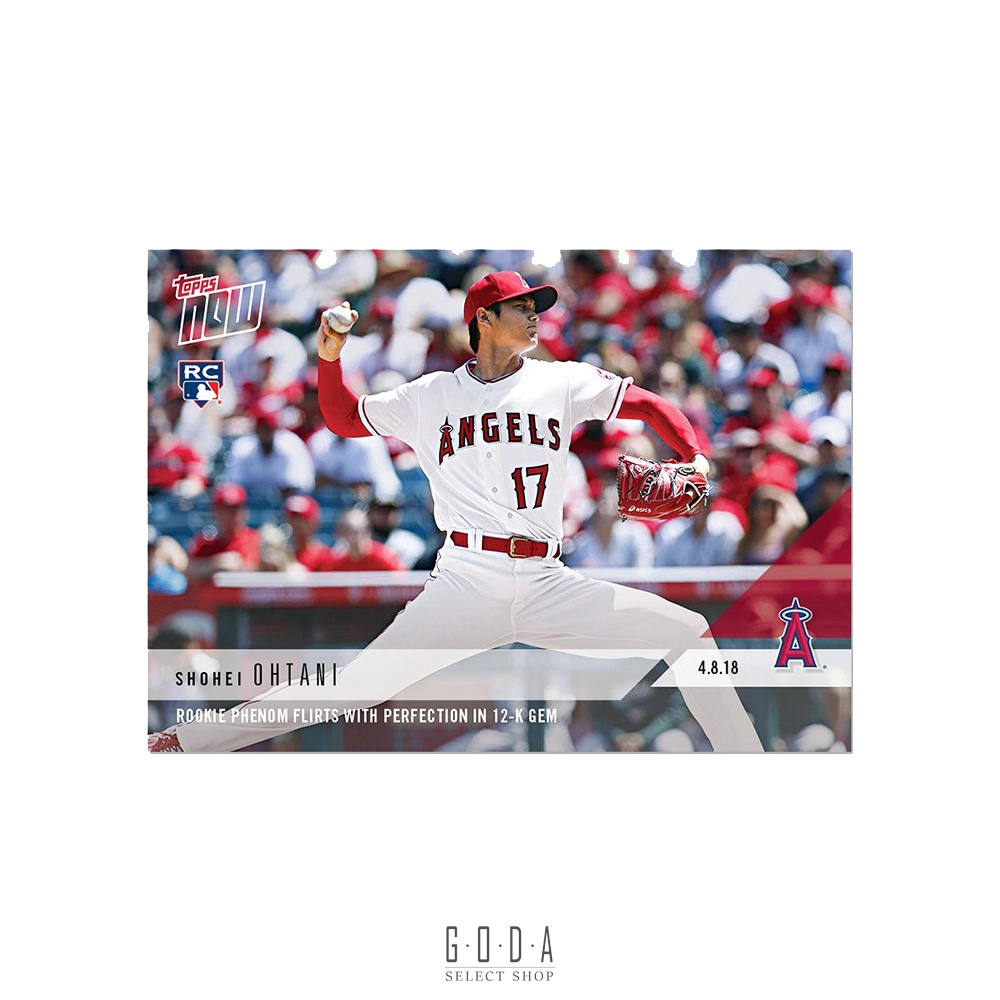 【SHOHEI OHTANI】大谷翔平 2018 MLB TOPPS NOW RC #53 初登板先發 球員卡 收藏卡