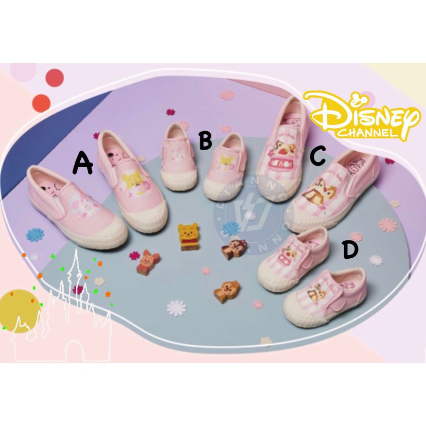 帝安諾-實體店面 Disney 迪士尼 娃娃鞋 懶人鞋  包鞋 粉色 櫻花 學步鞋 中童 大童521104 A21102